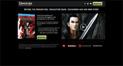 Desktop Screenshot of dragonagemovie.com